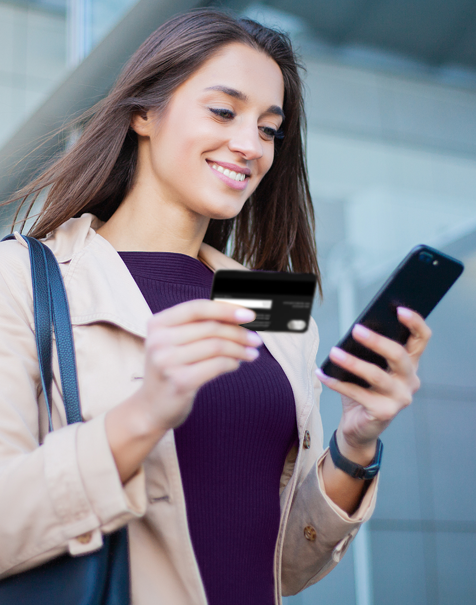 Woman-Card-Phone
