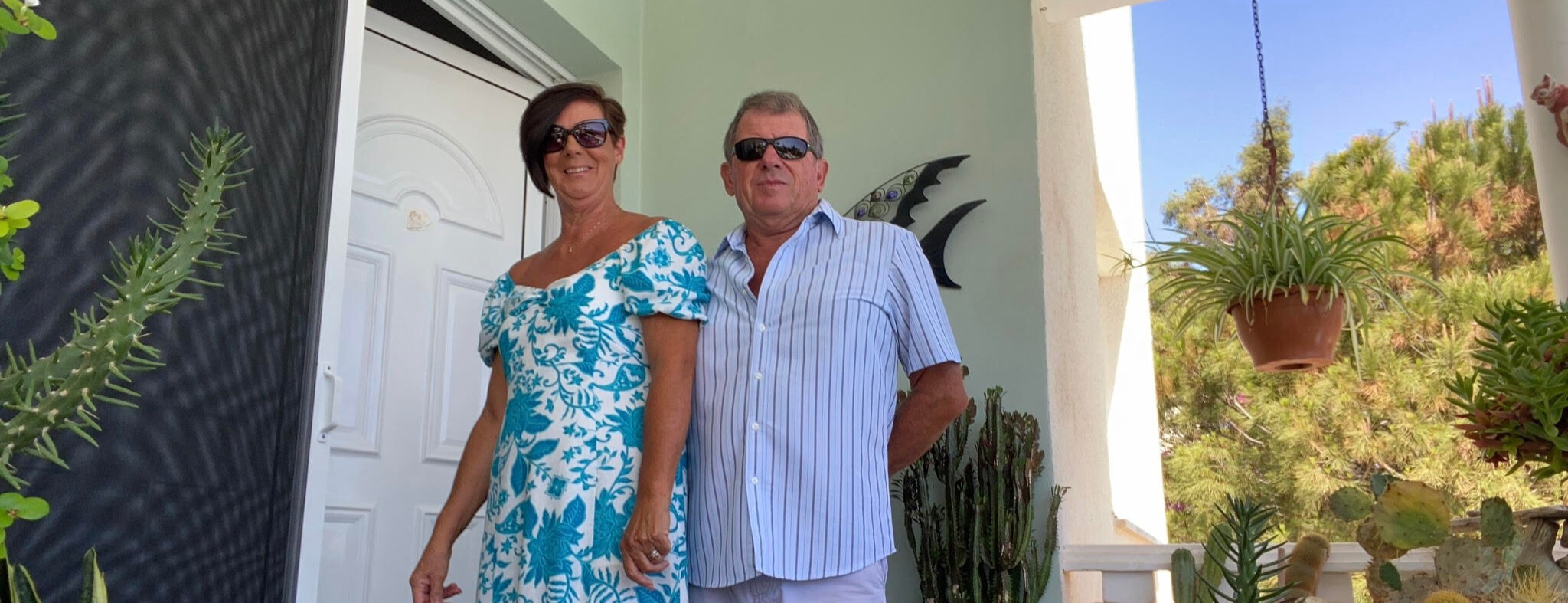 Steve and Julie in Cyprus 